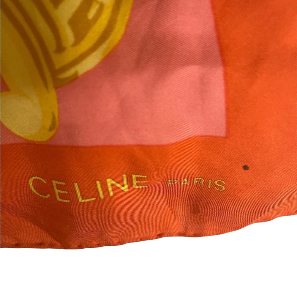 Celine silk scarf - Picture 4 of 7